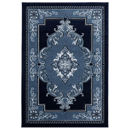 United Weavers Of America 1 ft. 10 in. x 2 ft. 8 in. Bristol Fallon Navy Rectangle Accent Rug 2050 10564 24